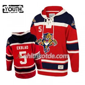 Florida Panthers Aaron Ekblad 5 Rot Sawyer Hooded Sweatshirt - Kinder